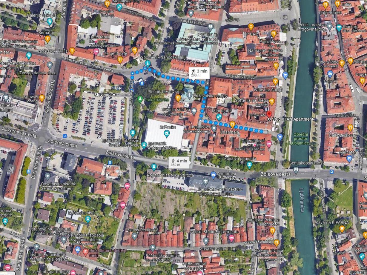 Studio Ian 1 Ljubljana Eksteriør bilde
